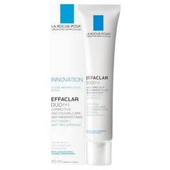 La Roche-Posay Effaclar Duo+ ACNE Cream Treatment Face Moisturizer with Salicylic Acid & Niacinamide for Oily, Acne-Prone & Sensitive Skin. Helps clear pimples, remove blackheads & prevent breakouts, 40ML