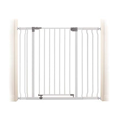 Dreambaby - Pressure Mounted Baby Gate, Auto Close Safety Gate, Fits 29.5-43.5" Wide, 36.5" Tall, Perfect for Babies and Pets - White