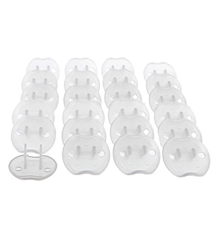 Dreambaby Outlet Plugs, 24-Pack - Baby Proof Outlet Covers for Home Safety - White