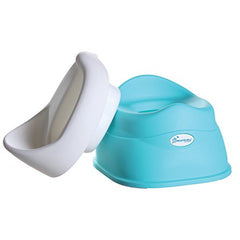 Dreambaby EZY-Potty - Toddler Potty Training Toilet Seat with Removable Bowl and Splash Guard, Aqua