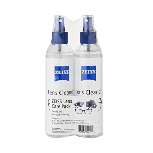 Zeiss Lens Care Pack - 2 - 8 Ounce Bottles of Lens Cleaner, 2 Microfiber Cleaning Cloths