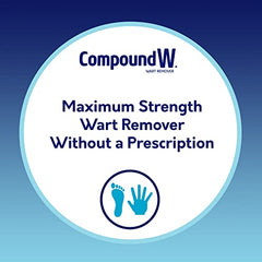 Compound W Maximum Strength Fast Acting Gel Wart Remover, 0.25 oz