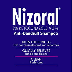 Nizoral Anti-dandruff and Itchy Scalp Shampoo, 325ml