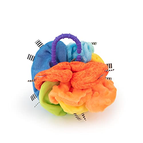 Sassy Crinkle Ball - Textured Developmental Sensory Toy - High Contrast Crinkle Toy - For Ages 3 Months and Up