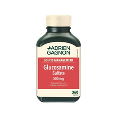 Adrien Gagnon - Glucosamine (Sulfate) for Joint Support, 500 mg, 360 (300+60 Bonus) Capsules