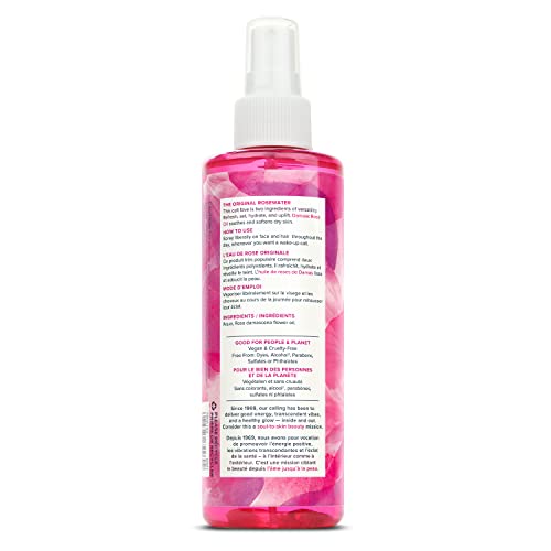 Heritage Store – Rosewater | Refreshing Facial Mist | Aromatherapy Mist for Glowing Skin | Vegan & Cruelty Free | Alcohol & Paraben Free | 8 FL OZ | 237 ML