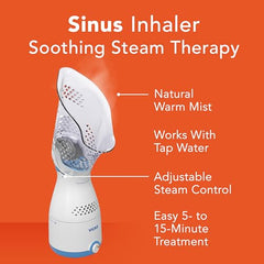 Vicks VIH200CV1 Handheld Personal Sinus Steam Inhaler, Non-Medicated Steam Relief for Cough and Nasal Congestion from Colds, Seasonal Allergies and Sinusitis