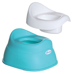 Dreambaby EZY-Potty - Toddler Potty Training Toilet Seat with Removable Bowl and Splash Guard, Aqua