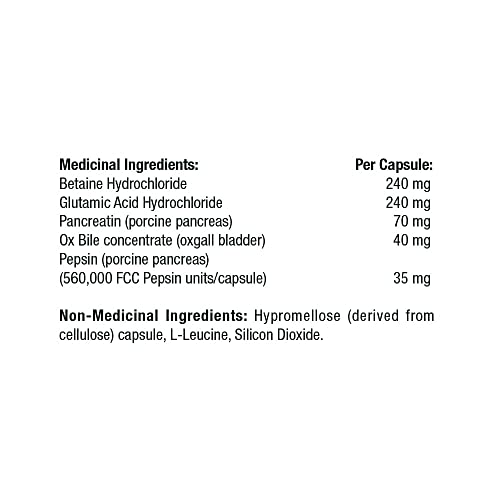 Thorne Advanced Digestive Enzymes (formerly Bio-Gest) - Plus Gallbladder Support, Blend of Digestive Enzymes to Aid Digestion - 180 Capsules - 90 Servings