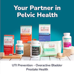 Utiva Bladder Health – Natural Bladder Control Supplement for Overactive Bladder and Lower Urinary Tract Health – Clinically Proven to Reduce Frequency and Urgency - 60 Capsules