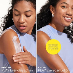 Supergoop! PLAY Everyday Lotion SPF 50-18 fl oz - Broad Spectrum Body & Face Sunscreen for Sensitive Skin - Great for Active Days - Fast Absorbing, Water & Sweat Resistant