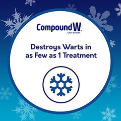 Compound W Freeze Off Wart Removal System - Effectively Removes Warts in as Few as One Treatment - 8 Disposable Applicators