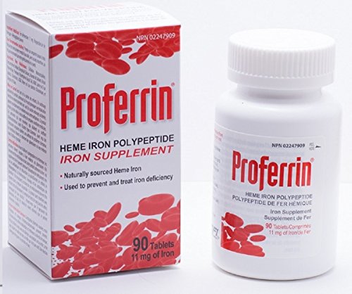 Proferrin 11mg Heme Iron 90Tablets