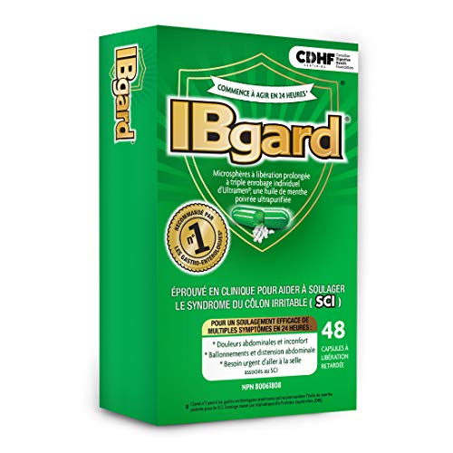 IBgard ®, Natural Health Product for the relief of IBS Symptoms, 48 capsules