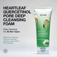 ANUA Heartleaf Quercetinol Pore Deep Cleansing Foam (150 ml / 5.07 fl. oz.)