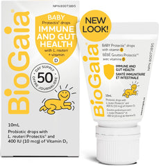 BioGaia Probiotic Drops with 400IU of Vit.D | 10mL BioGaia Immune & Gut Health | 50 Day Supply | Promotes The Development of Healthy Immune & Digestive Systems in Infants, Babies & Toddlers