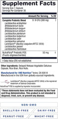 1MD Nutrition Complete Probiotics Platinum Prebiotics and Probiotics for Men & Women - Probiotic Supplement for Digestion w/ More Than 50 Billion Live CFU 11 Strains Dairy-Free - Vegetarian Caps