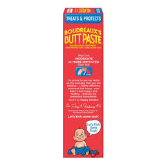 Boudreaux's Butt Paste Maximum Strength Diaper Rash Cream, Ointment for Baby, 4 oz Tube