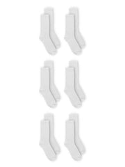 Dr. Scholl's Women's Diabetes & Circulator Socks - 4 & 6 Pair Packs - Non-Binding Comfort and Moisture Management, White 2, 4-10