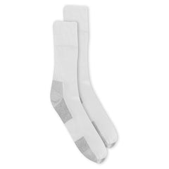 Dr. Scholl's Men's Advanced Relief Blisterguard Socks - 2 & 3 Pair Packs - Non-Binding Cushioned Moisture Management, White, 13-15