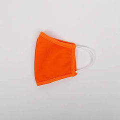 Bodico neon Cotton/polyester Washable Kids Face Mask, Orange 1 Countorange