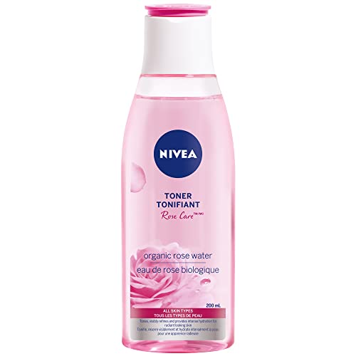 NIVEA Rose Care Toner for All Skin Types, 200ml, Transparent