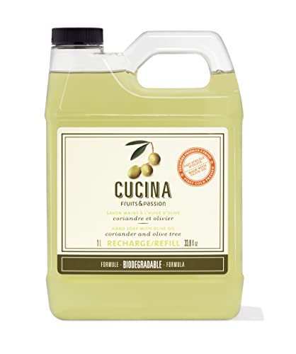 Cucina Hand Soap by Fruits & Passion - Coriander and Olive Tree - 1L