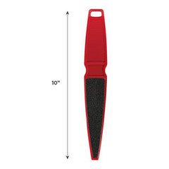 For Pro Red Pedi Paddle Foot File 80/120 Grit, 12 Count