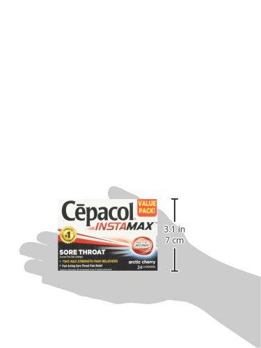 Cepacol® Instamax Arctic Cherry, Sore Throat Lozenges - Zecoya