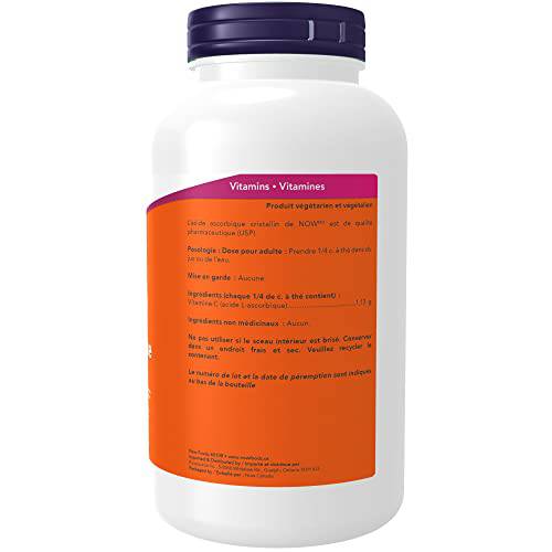 Now Ascorbic Acid (100% Pure Vit.C) Pwd 454g