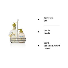 Cucina Hand Care Duo by Fruits & Passion - Sea Salt and Amalfi Lemon - 200 ml Hand Soap & 150 ml Hand Cream