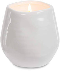 Dandelion Wishes 77110 Plain, Make A Wish White Ceramic Soy Serenity Scented Candle