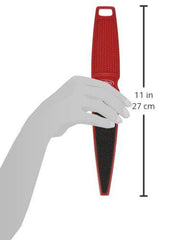 For Pro Red Pedi Paddle Foot File 80/120 Grit, 12 Count