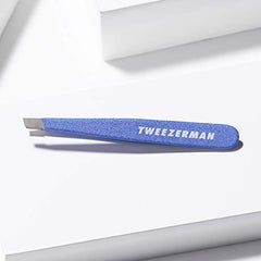 Tweezerman Mini Slant Tweezer Granite Sky, 1 Count (1248-GSR)