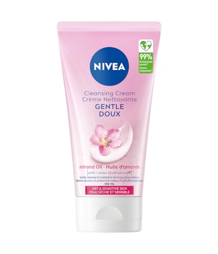 NIVEA Gentle Cleansing Cream for Dry Skin, 150mL