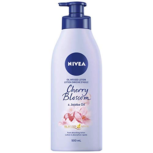 NIVEA Oil-Infused Cherry Blossom & Jojoba Oil Body Lotion, 500ml