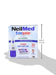 NeilMed Sinugator - Dual Speed Cordless Pulsating Nasal Wash 1 count