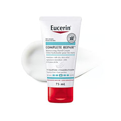 EUCERIN Complete Repair Moisturizing Hand Cream for Dry to Very Dry Skin, | Eucerin Hand Cream for Dry Hands, 75mL | 5% Urea Cream | Ceramide Cream | Dry Skin Cream | Fragrance-free Cream | Non-Greasy Cream | Recommended by Dermatologists