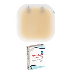 Dynarex Dynaderm Hydrocolloid Dressing, Thin, 2 x 2", 20 Count