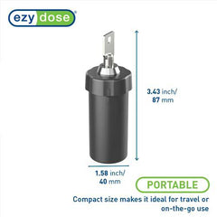 Ezy Dose Ezy Dose Locking Container │Secure Small Valuable Items │Durable Nylon Canister Locks with Key