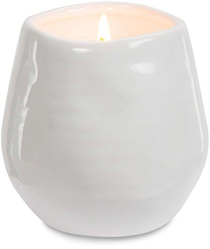 Dandelion Wishes 77114 Plain, I Always Wished for A Friend Like You White Ceramic Soy Serenity Scented Candle