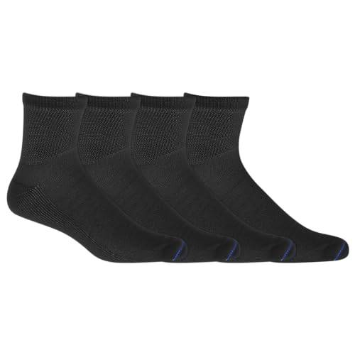 Dr. Scholl's Men's Diabetes & Circulator Casual Sock, Black, 12.5-15 US, Black, 13-15