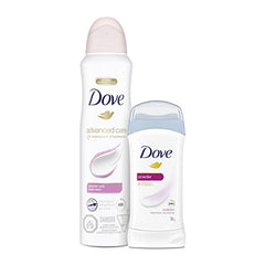 Dove Antiperspirant Stick Powder for 24h protection with 1/4 moisturizers certified Cruelty-Free by PETA 74g