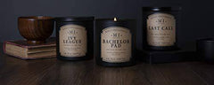 Manly Indulgence Fresh Shave Candle with Notes of Musk, Vanilla, Amber and Cedarwood (16.5 Oz)