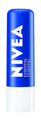 NIVEA Lip Care Essential, (2 X 4.8g) | Made with Jojoba Oil & Shea Butter, 24H Hydration, Transparent