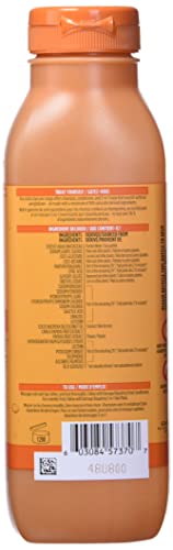 Garnier Fructis Damage Repairing Treat Shampoo, 98 Percent Naturally Derived Ingredients, Papaya, Nourish Dry Damaged Hair, Coconut, 11.8 Fl Oz