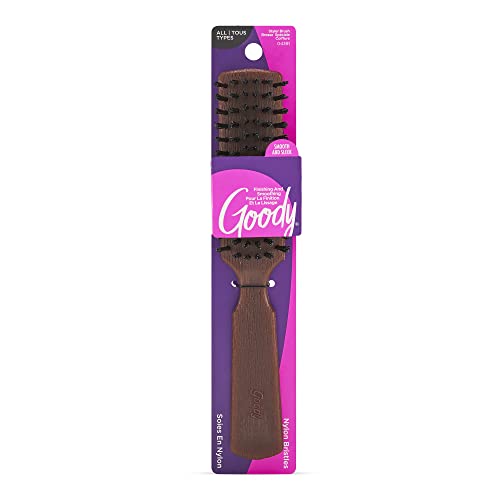 Goody Styling Essentials Hair Brush, Woodgrain Professional