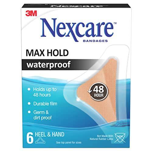 Nexcare™ Max-Hold Heel/Hand Waterproof Bandages