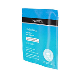 Neutrogena Hydro Boost Hydrating Face Sheet Mask, Beauty Face Mask with Hyaluronic Acid, 100% Hydrogel to deeply hydrate skin, 1x30g Mask