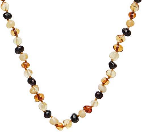 Healing Hazel 100-Percent Baltic Amber Adult Necklace Multi Polished 18-Inch-20-Inch